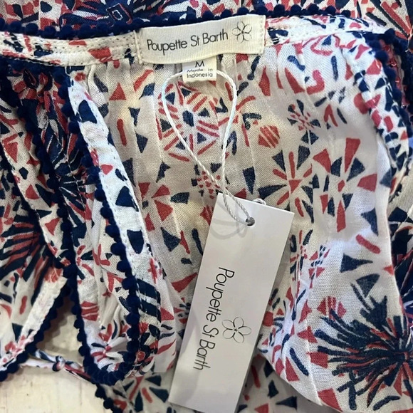 NWT Poupette St. Barth Nola Mini Dress size M - Picture 7 of 7